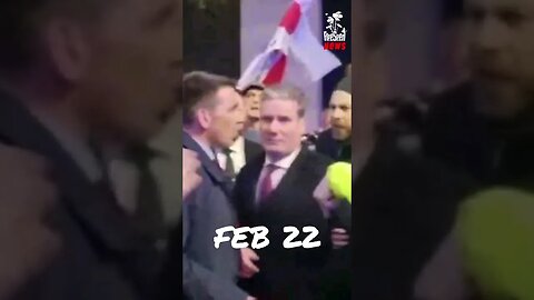 Keir Starmer & David Lammy Abused By Protesters Feb 22 #keirstarmer #davidlammy #London