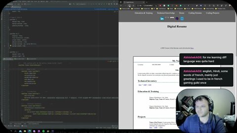 Web Development: My Digital Resume Page - Part 2