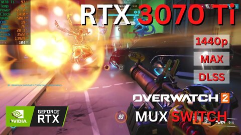 RTX 3070 Ti | Overwatch 2 - 1440p + Raytracing + MAX settings + MUX Switch