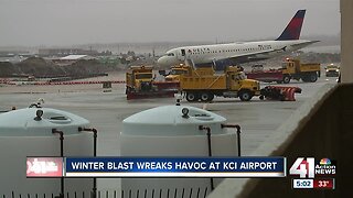 Winter blast wreaks havoc at KCI