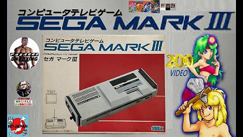 Fazares Unboxing Special 200 Video - SEGA MARK III (IL SEGA MASTER SYSTEM GIAPPONESE) + GIOCHI (ITA)