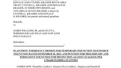 The emergency injunction that was denied yesterday .....73 pages #operationjaybird 🦜