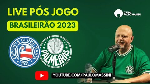 PÓS-JOGO BAHIA 1X0 PALMEIRAS. COLETIVA ABEL FERREIRA AO VIVO.