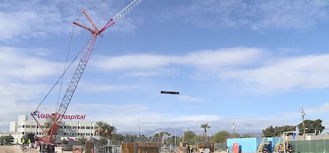 UNLV School of Medicine construction continues on new building