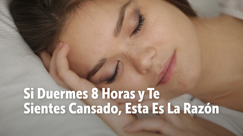 Si Duermes 8 Horas y Te Sientes Cansado, Esta Es La Razón