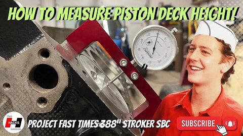 Quick and Easy! How to Measure Piston to Deck Height! #howto