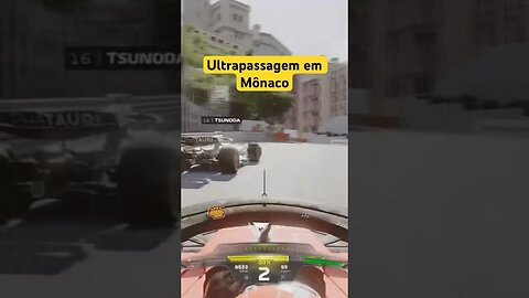 ULTRAPASSAR EM MÔNACO É DESAFIADOR 🇲🇨 #automobilismovirtual #f123game #shorts #gpmonaco