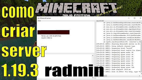 Como criar servidor 1.19.3 java edition 2023