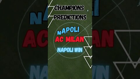 Champions League Play off Predictions Chelsea Vs Real Madrid Napoli Vs Milan Bayern vs City #shorts