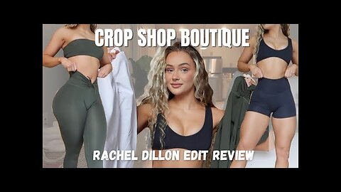 CROP SHOP BOUTIQUE Rachel Dillon Edit Collection Try-on haul & review _ CSB 2023 activewear leggings