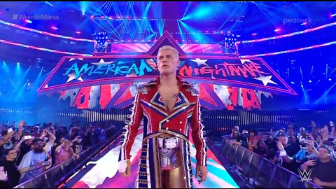 Cody Rhodes WWE Return at WrestleMania 38 - Night One. April 02, 2022.