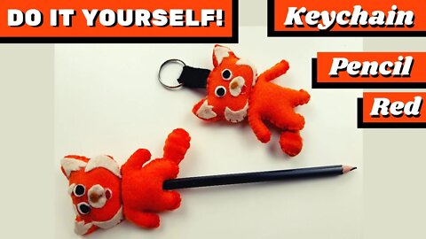 DIY - How to Make Pencil and Keychain Mei Lee Turning Red