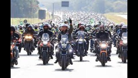 PRESIDENTE POPULAR BOLSONARO ATRAI 1.324.523 MOTOCICLISTAS, RECORDE MUNDIAL REGISTRADO NO GUINNESS BOOK.