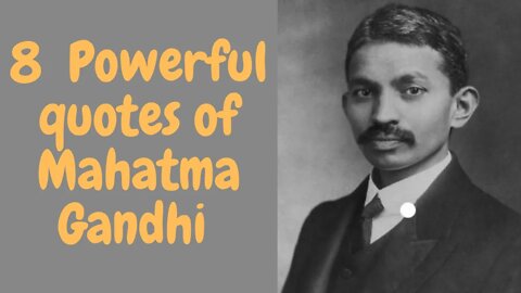 #gandhiquotesinenglish #gandhiquotes #motivationalquotes 8 Powerful quotes of Mahatma Gandhi shorts