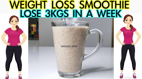 Healthy Smoothie Recipes For Weight Loss | Lose 3Kg in a Week | Breakfast Smoothies For Weight Loss