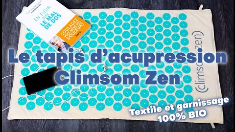 Massage du dos maison, tapis d'acupression Climsom ZEN