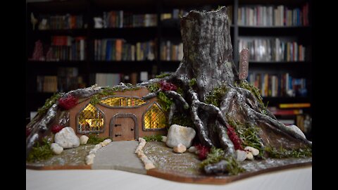 Winter Fairy Garden - Bookstore Part 2