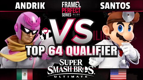 FPS6 Online - SF | Andrik (Captain Falcon) vs. Santos (Dr. Mario) - Smash Ultimate Top 64 Qualifier