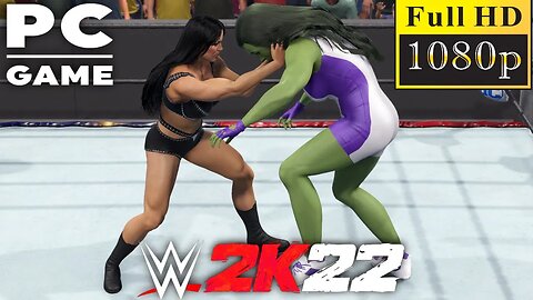 WWE 2K22 | SHE-HULK V CHYNA & NIA JAX! | Requested 2v1 Match [60 FPS PC]