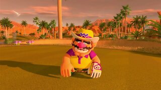 Spiky Palms Course Gameplay - Mario Golf: Super Rush