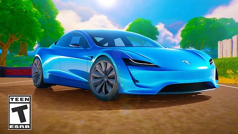 Fortnite ADDED a Tesla VEHICLE!