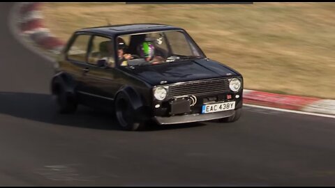 Nürburgring Nordschleife VW Golf,VW Scirocco, Audi 50