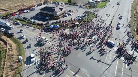 Vancouver Trucker Support Rally Feb 12, 2022 HD 1080p