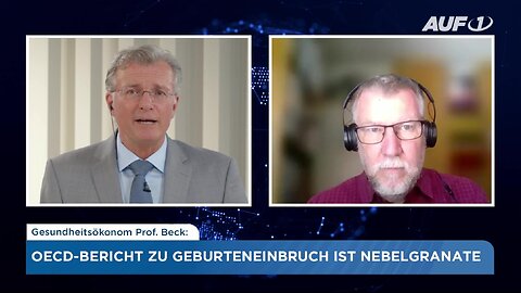 Gesundheitsökonom Prof. Beck: OECD-Bericht zu Geburteneinbruch ist Nebelgranate@AUF1