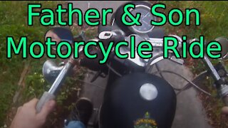 Motorcycle Ride: Father And Son Indian River Florida