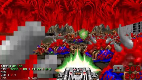 Doom 2 Cybercontrol Level 31 UV with 101% in 8:23