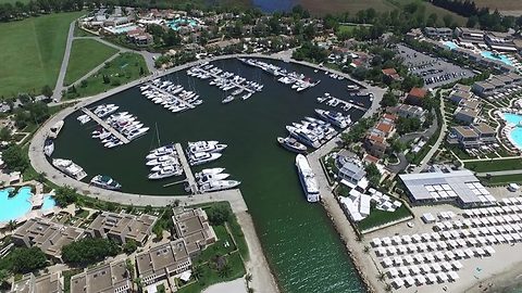 Stunning drone images capture luxury resort in Halkidiki, Greece