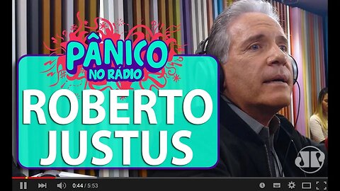 "Nunca fui amigo pessoal do Britto Jr.", esclarece Roberto Justus | Pânico