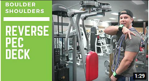 Boulder Shoulders: Reverse Pec Deck for Rear Delts