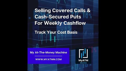 Selling Covered Calls and Cash Secured Puts for Weekly Cashflow