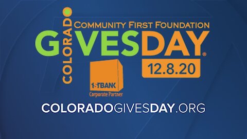 Schedule your Colorado Gives Day donation today at ColoradoGivesDay.org