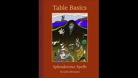 New Release! Table Basics: Splendorous Spells