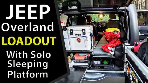 OVERLAND Loadout Walkaround / CUSTOM BUILT KITCHEN AND SLEEP PLATFORM