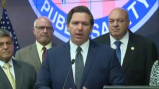 Press conference: Governor DeSantis discusses FEMA reimbursement changes