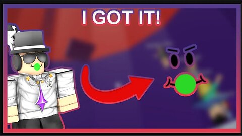 I GOT THE GREEN BUBBLE TROUBLE ON ROBLOX!