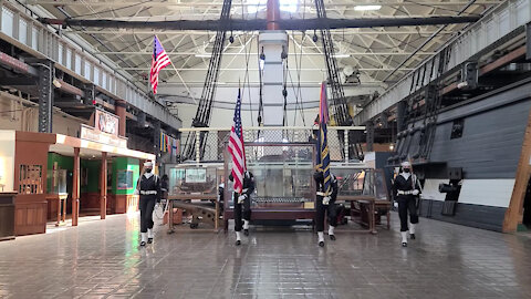 U.S. Navy Ceremonial Guard Colors and Natl Anthem