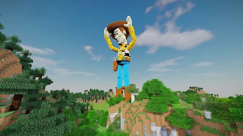 Minecraft Woody Build - Toy Story