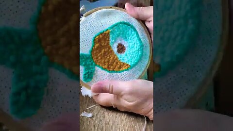 I DID IT WRONG? #punchneedleart #punchneedleembroidery #crafts