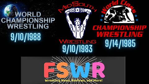 Classic Wrestling: NWA WCW 9/10/88, Mid-South Wrestling 9/10/83, WCCW 9/14/85 Recap/Review/Results