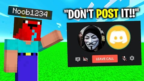 I Called Noob1234's Minecraft Hacker