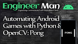 Automating Android Games with Python and OpenCV: Pong