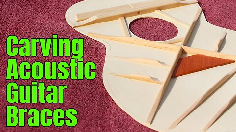 Carving the Braces and Sharpening Chisels | Building an Acoustic Guitar