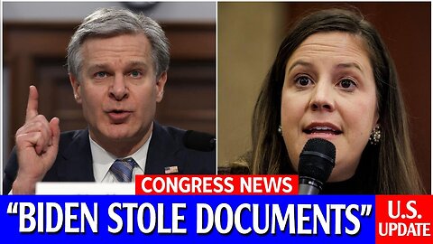 Are You Aware - Wray Has No Answer After Stefanik Confronted Him Over Biden Classified Documents.