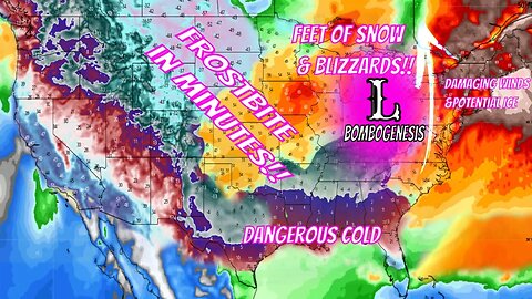 Huge Christmas Snow Storm Keeps Getting Stronger!! - The WeatherMan Plus