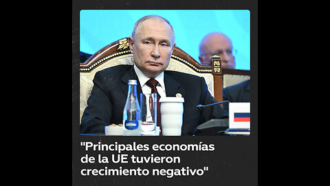 Putin señala una recesión en las principales economías de la UE