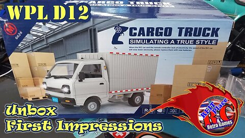 WPL D12 - Cargo Truck - 20 dollar Pick Up - Unbox - First Impressions